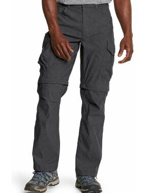 Eddie Bauer Rainer Convertible Cargo Pants Size 33 x 30 Like New